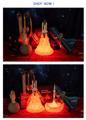 3D Space Shuttle Lamp