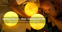 Moon, Earth & Jupiter Shaped lamps