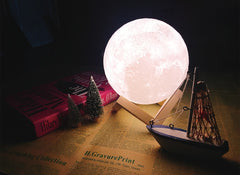 Moon, Earth & Jupiter Shaped lamps